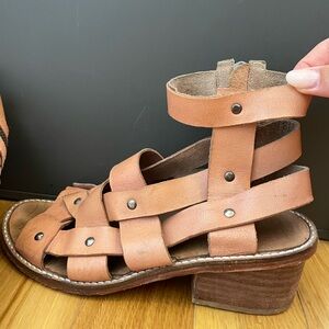 Free People leather sandals